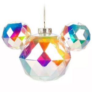 Disney Parks Mickey Mouse Icon Glass Ball Sketchbook Ornament – Geodesic New